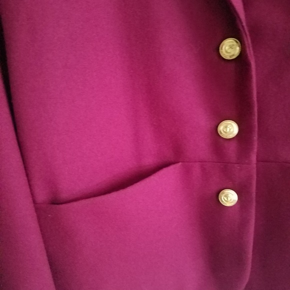 Classic Pendleton Red 3 Button Blazer - Size 8-10 - Picture 6 of 6